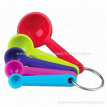 Silicone baby's spoon, microwave- and dishwasher-safe